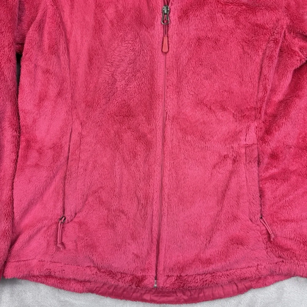 The North Face Osito 2 Fleece Jacket Women Medium‎ Pink Full Zip Soft Plush - Picture 3 of 13
